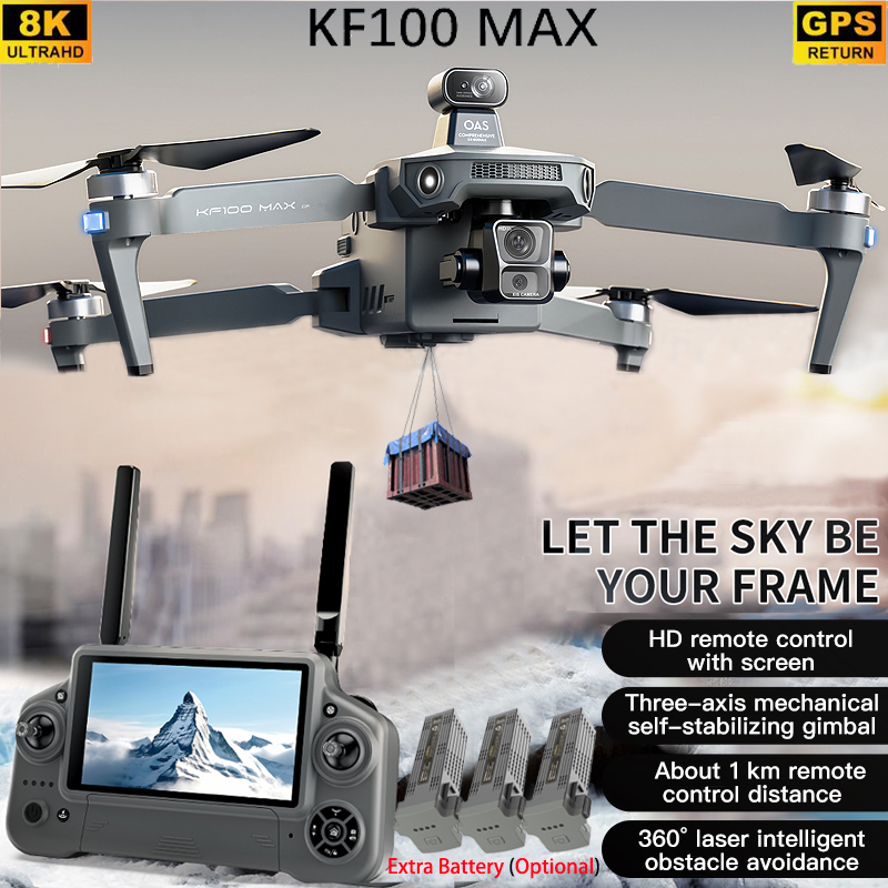 Drone Gimbal Brushless - KF100 MAX GPS الطائرة بدون طيار