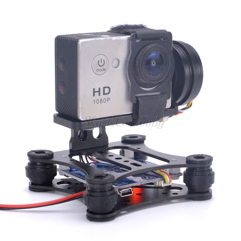 خفيفة الوزن 2-محور/3-محور فرش  - مراجعة Drone Gimbal For Gopro Hero وسعره