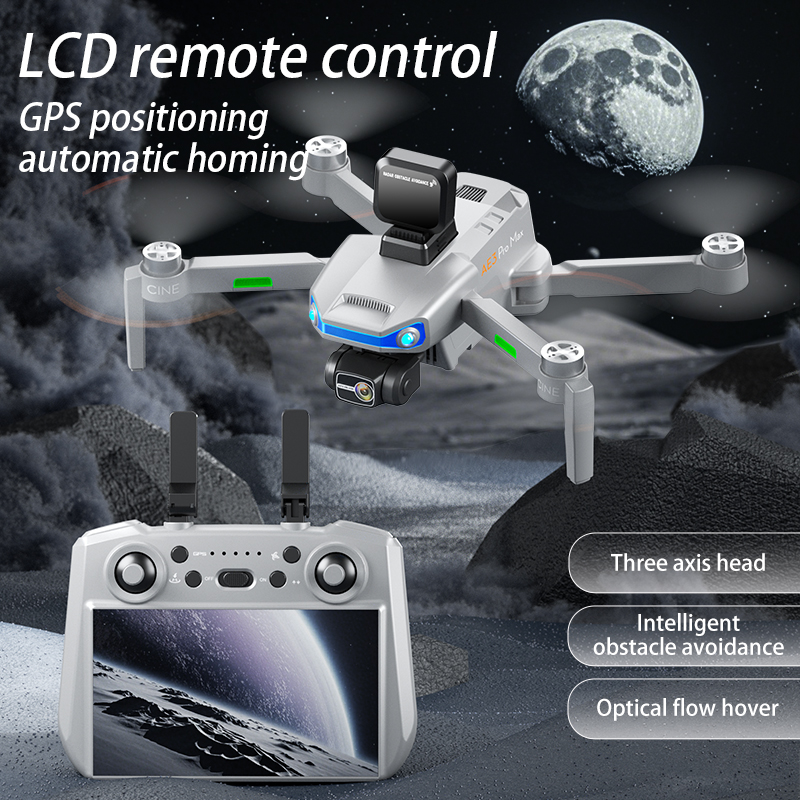 AE3 PRO Max جديد LCD SC نظام ت - مراجعة Drone Gimbal Brushless وسعره