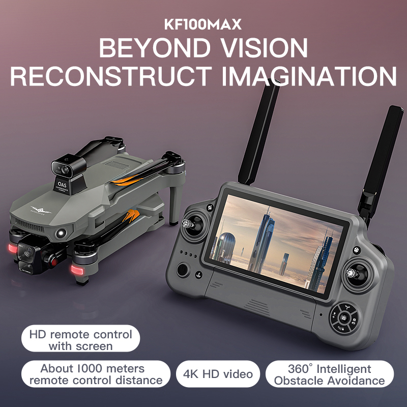 KF100 MAX GPS الطائرة بدون طيا - مراجعة Drone Gimbal Brushless وسعره