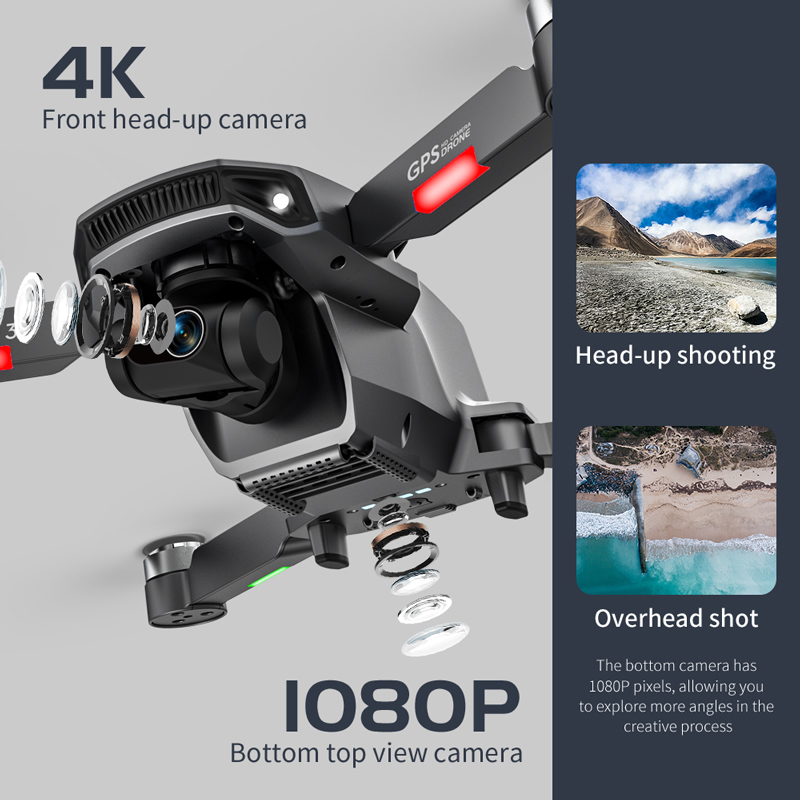 L106 Pro 3 طائرة بدون طيار 5G  - مراجعة Drone Gimbal Brushless وسعره