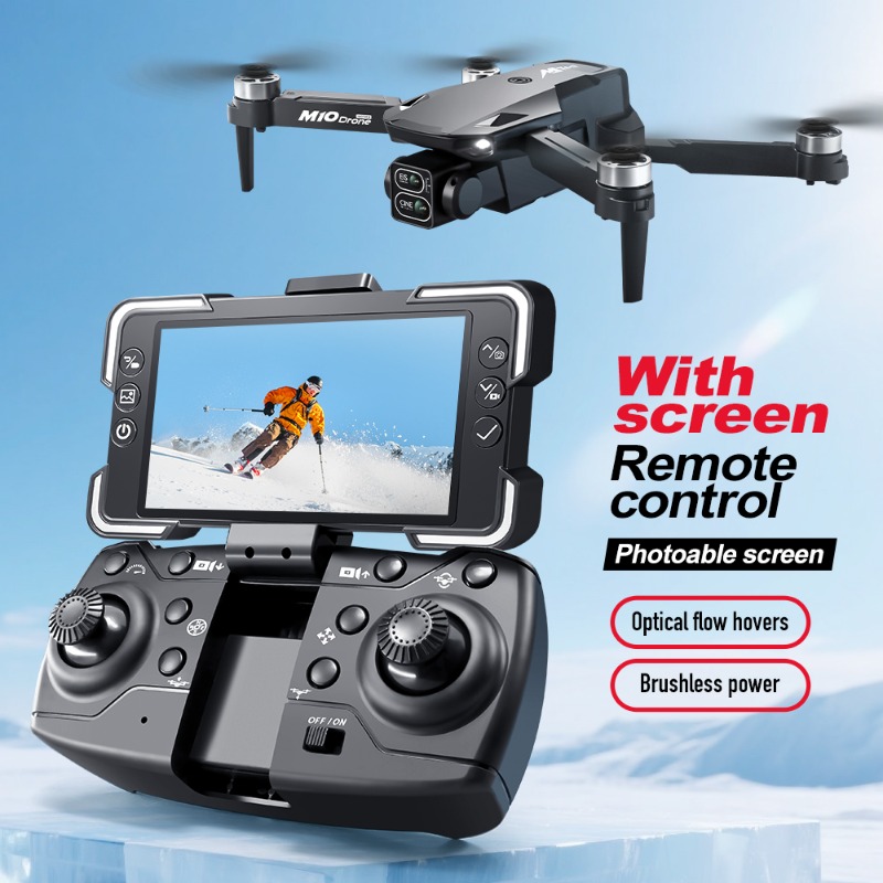 طائرة بدون طيار M10 مع كاميرا  - مراجعة Drone Gimbal Brushless وسعره